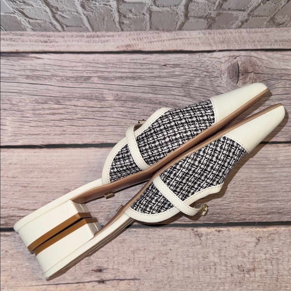 Tweed Backless Flats - Picture 8 of 11